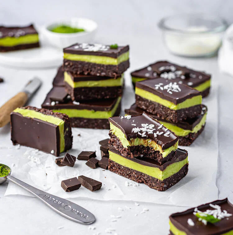 BARRETTE NANAIMO AL MATCHA E MENTA