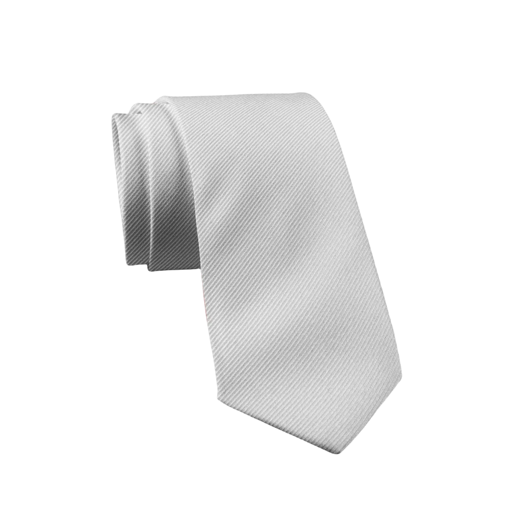 Cravatta Miliari Pure Colors Bianco
