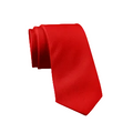 Cravatta Miliari Pure color Rosso