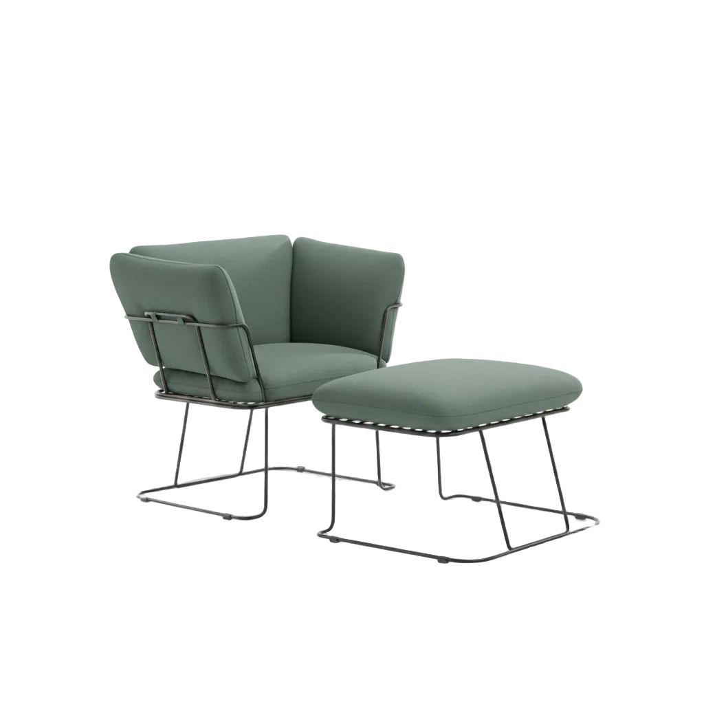 Pouf B-Line Merano blu