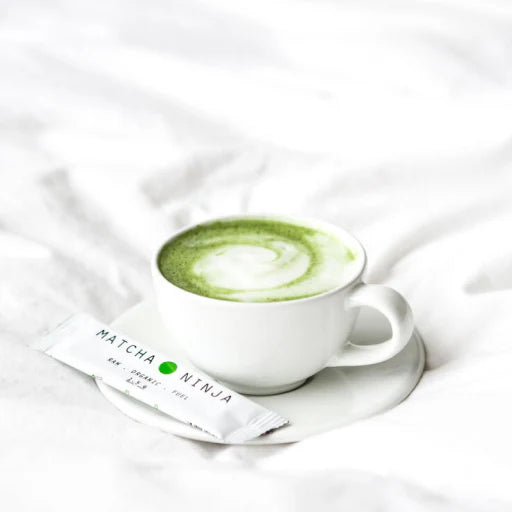 Box of 10 x Single Serving Sachets of Matcha Ninja