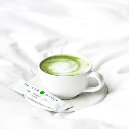 Box of 10 x Single Serving Sachets of Matcha Ninja