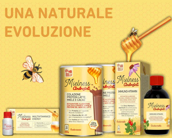 COLAZIONE PROTEIN LATTE E MIELE 260 Gr.