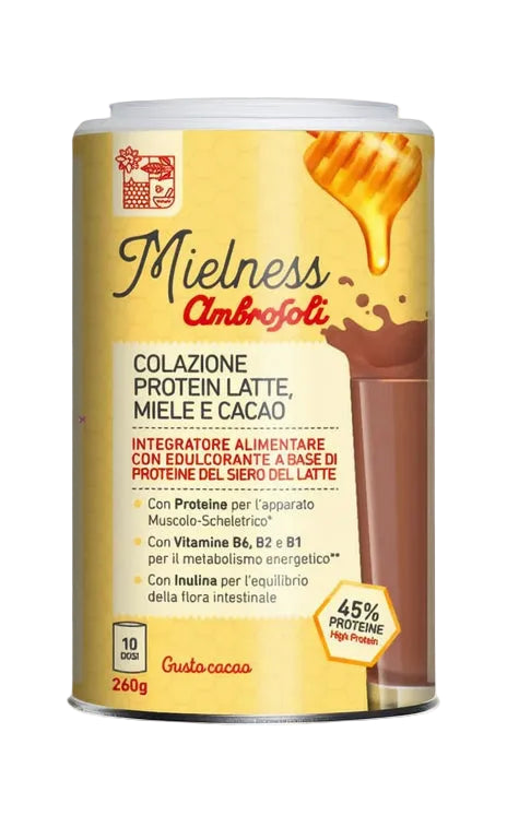 COLAZIONE PROTEIN MIELE E CACAO 260 Gr.