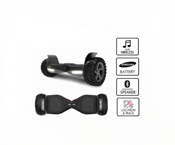 SCOOTER HELVEI SMARTMOVE 8,5" ALLROAD Black