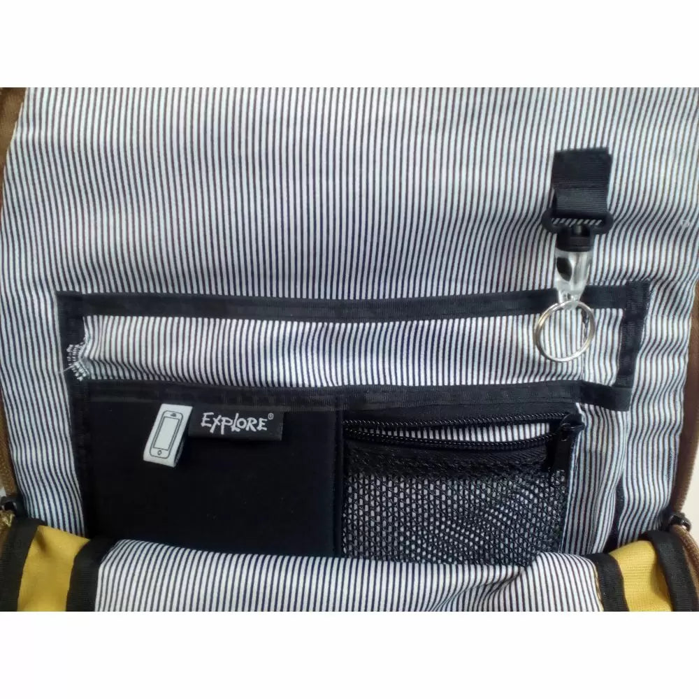 EXPLORE Backpack Teen Yellow 46cm