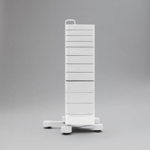 Cassettiera a muro B-Line Spinny Coconut White
