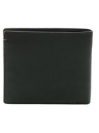 COLOR wallet portafoglio medio in pelle Spalding nero