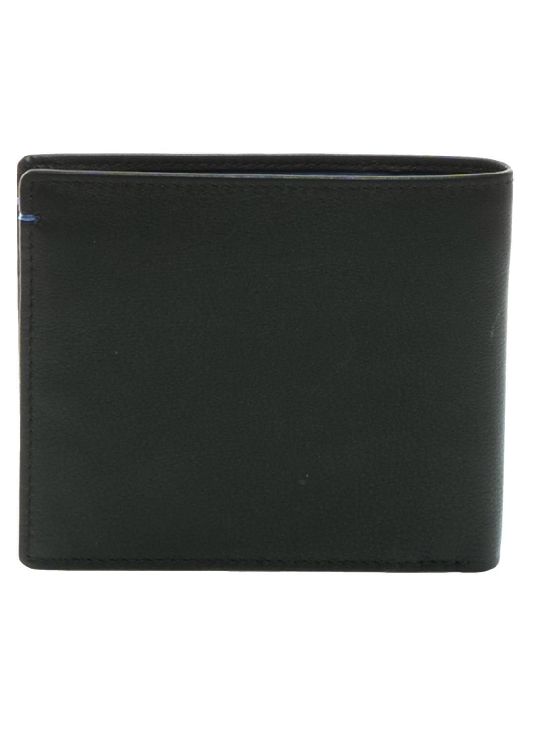 COLOR wallet portafoglio medio in pelle Spalding nero