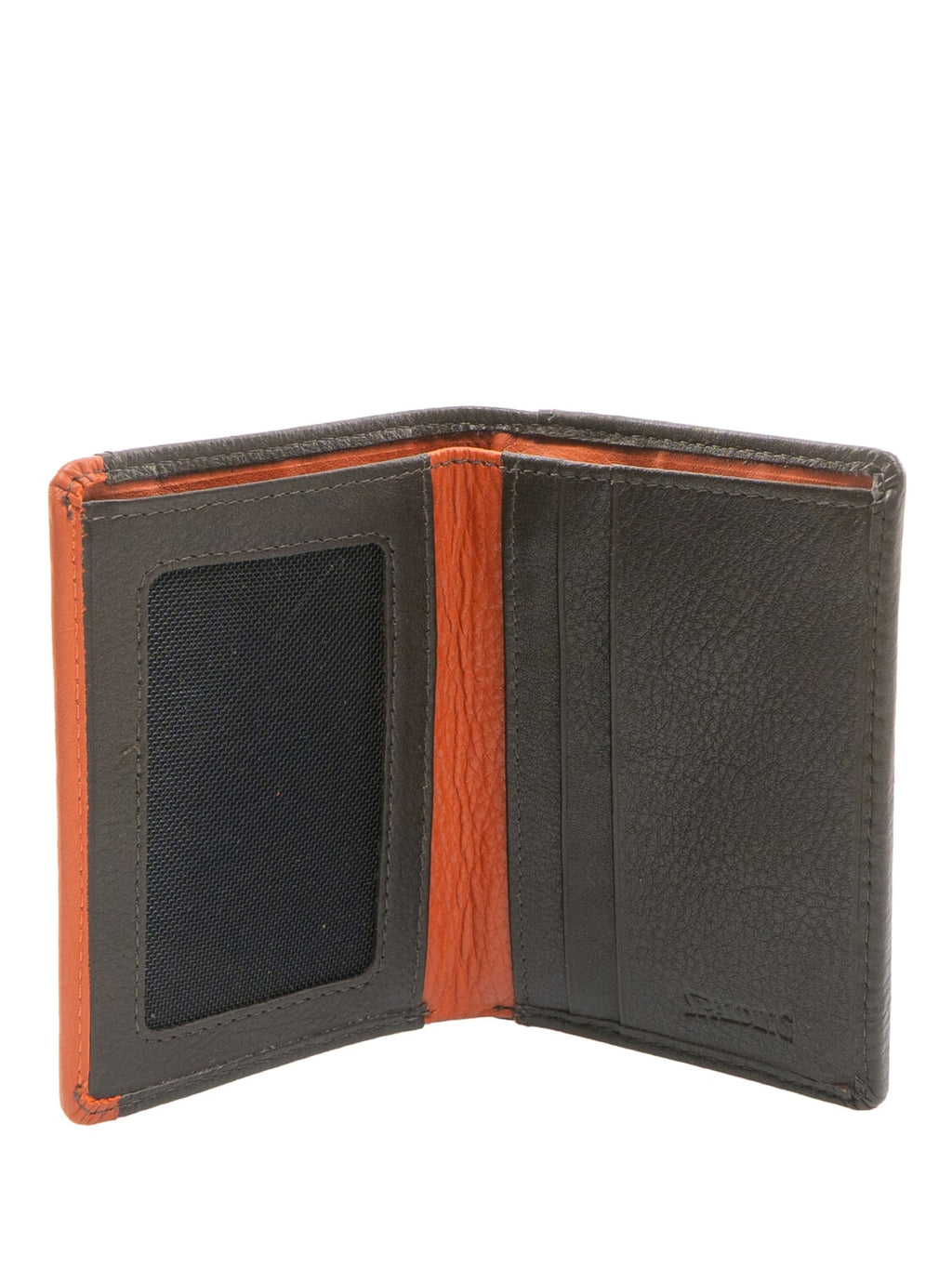 SNAP Portacard con zip Spalding marrone/arancione