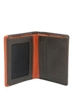 SNAP Portacard con zip Spalding marrone/arancione