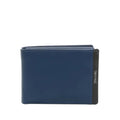 STRIPE Wallet portafoglio medio in pelle Spalding navy