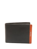 STRIPE Wallet piccolo in pelle Spalding marrone