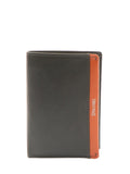 STRIPE Portafoglio verticale Spalding marrone