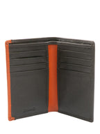 STRIPE Portafoglio verticale Spalding marrone