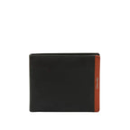STRIPE Wallet portafoglio in pelle piccolo Spalding marrone