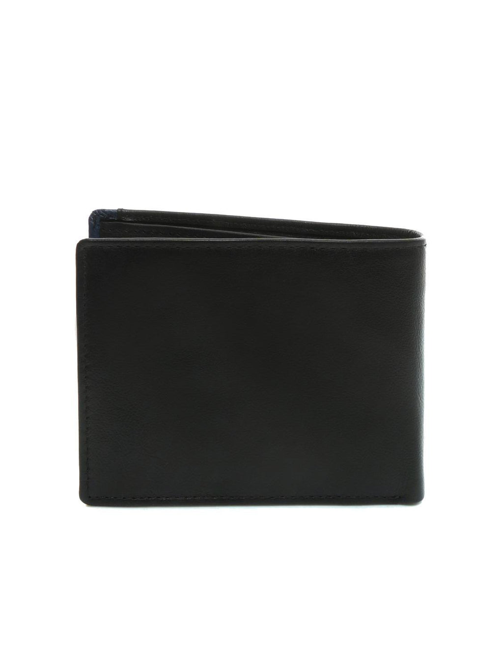 STRIPE portafoglio piccolo in pelle Spalding nero/navy