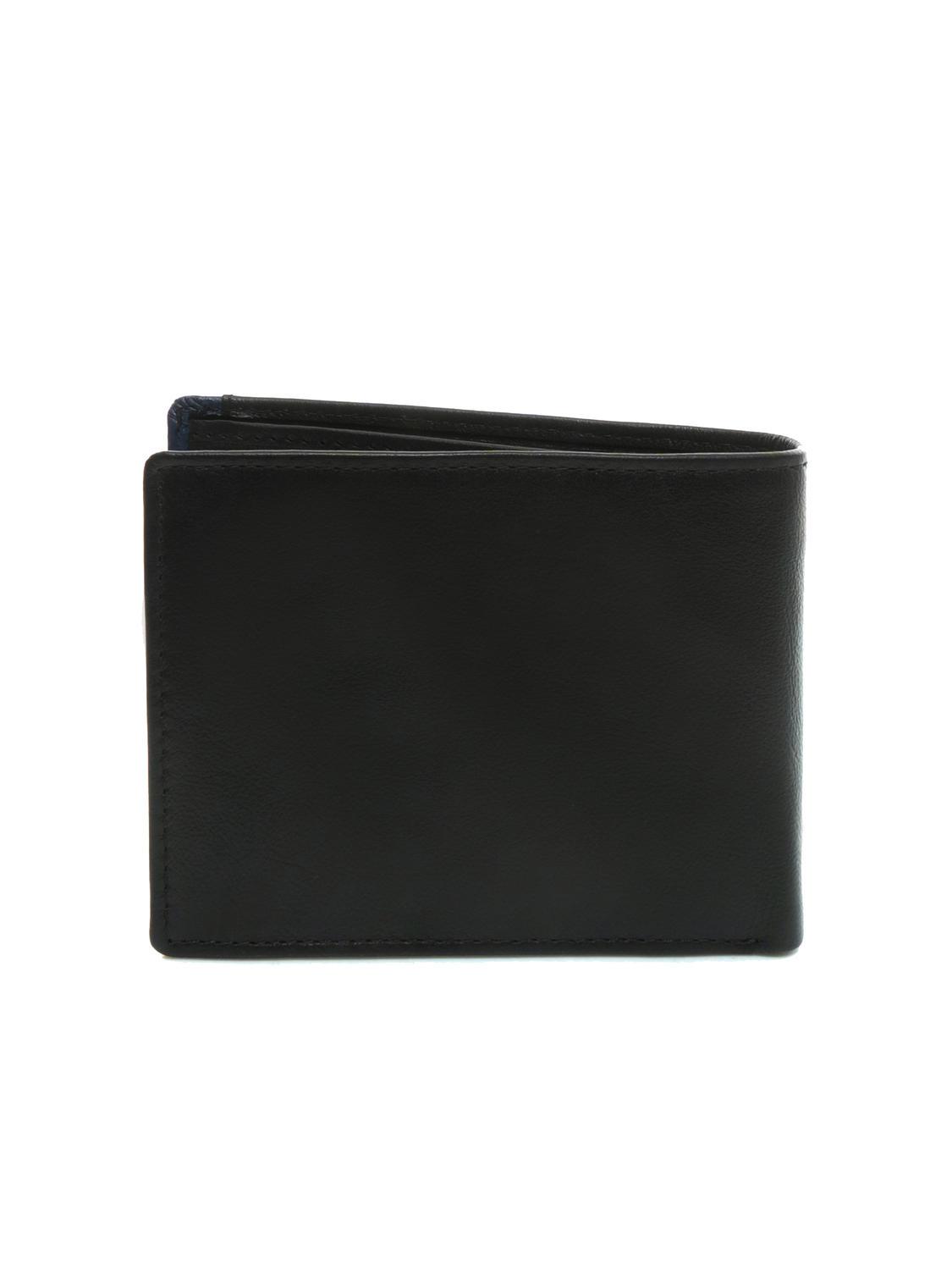 STRIPE portafoglio piccolo in pelle Spalding nero/navy