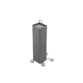 Cassettiera a muro B-Line Spinny Tornado Grey